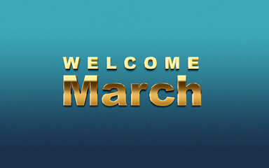 Obraz premium CArd March