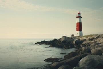 Obraz premium Lighthouse architecture building outdoors.