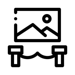 Gallery line icon