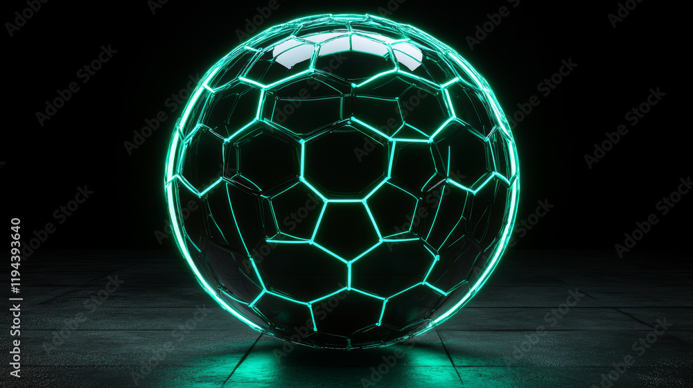 Poster 3d protect force bubble and shield sphere effect. dome barrier technology abstract vector element. s