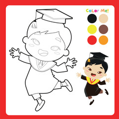 Coloring worksheet page. Educational printable coloring worksheet. Printable activity page for kids. Learning Game. 