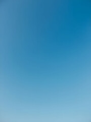 Clear blue sky stock photo, background