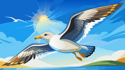 A beautiful child swimming in the pool