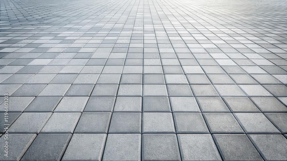 Poster perspective view of a gray stone pavement with subtle light and shadow variations