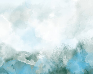 Abstract watercolor textured background. Design for your date, postcard, banner, logo.