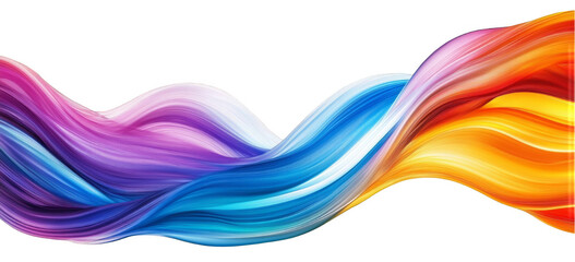 Colorful waves of liquid create abstract background