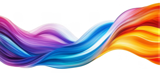 Colorful waves of liquid create abstract background