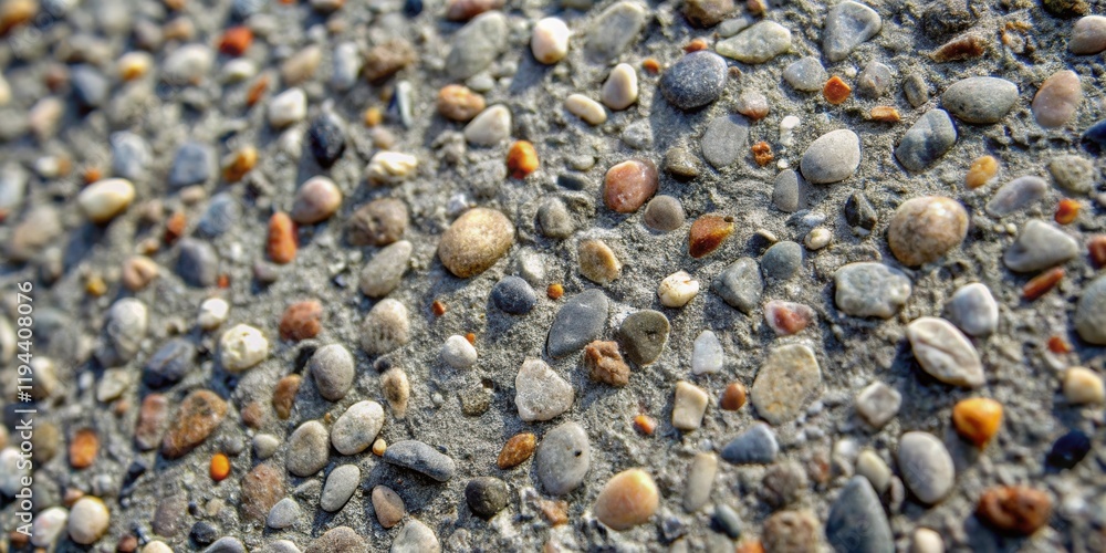 Leinwandbilder close-up view of textured surface with embedded stones