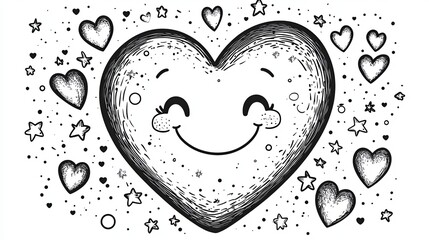love  happy valentine, white background 