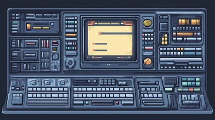 Retro computer screen interface, windows frames, dialog messages, buttons, file system, icons and smiles. Old PC graphic interface in y2k style, vector cartoon illustration