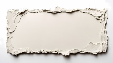 Obraz premium Textured Background of Thick Creamy Paint on Canvas with Unrefined Edges for Artistic and Creative Designs in Various Projects and Presentations