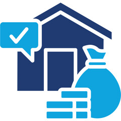 Collateral Check mixed color icon