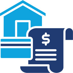 Loan Receipt mixed color icon