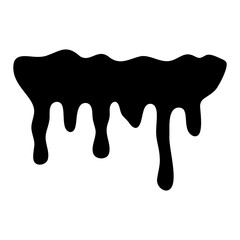 Water drop,Water splash Splashing water, Water stains, Splattered ink, silhouette