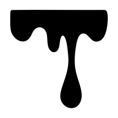 Water drop,Water splash Splashing water, Water stains, Splattered ink, silhouette