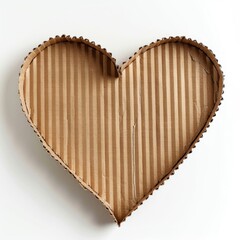 Heart cardboard symbol love heart symbol.
