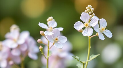 "Pink and Yellow Flowers Dancing in the Breeze,"
