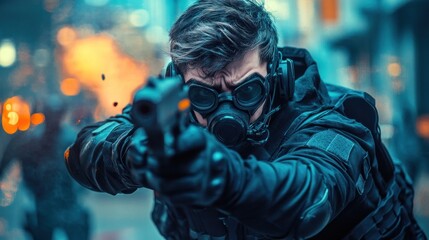 Urban Warfare: Soldier in Action