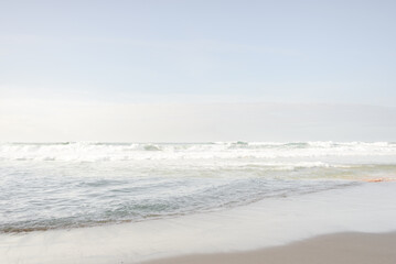 Serene Ocean Waves at Praia da Adraga Portugal