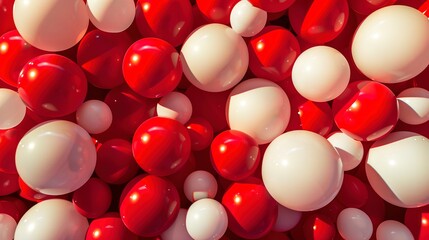 red and white candies