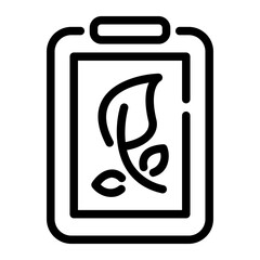 planning Line Icon
