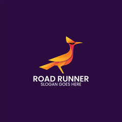 Road Runner Gradient Colorful Logo