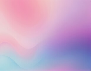 Fototapeta premium Pastel Gradient Background: Abstract Soft Pink, Purple, and Blue Wave Design