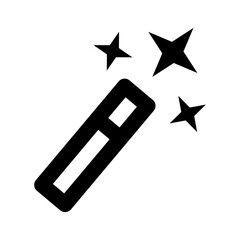Magic Wand Icon - Symbolizing Enchantment