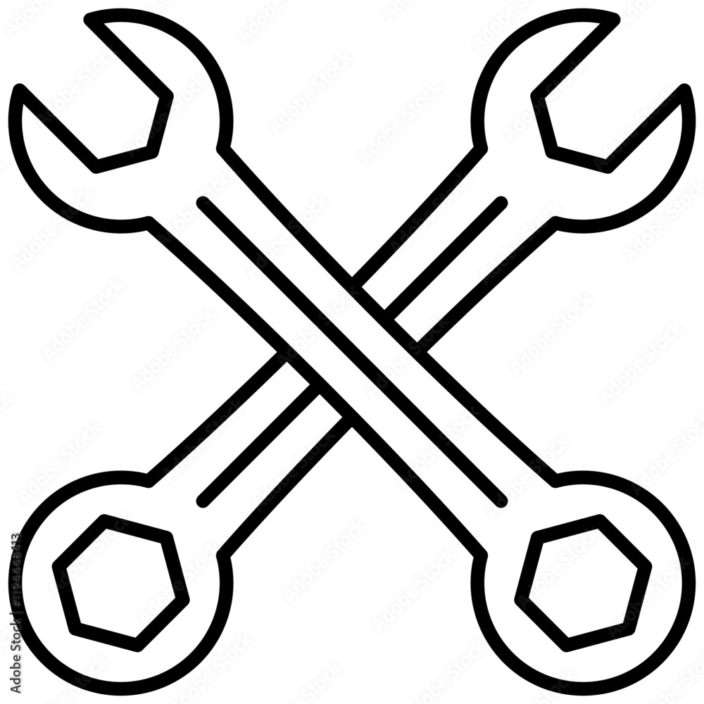 Sticker Spanner Icon