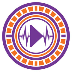 Obraz premium Eye-catching digital marketing logo vector illustration perfect for company branding, business identity, and creative promotional designs.