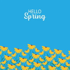 background with flowers