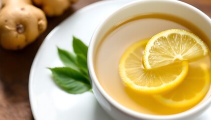 Golden Lemon Ginger Tea: A Serene and Refreshing Beverage