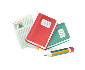 School textbooks for students to read