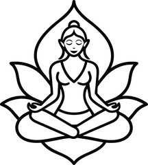 Serenity in Bloom: Yoga and Lotus Harmony