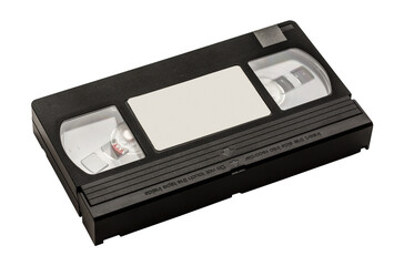 Black video cassette