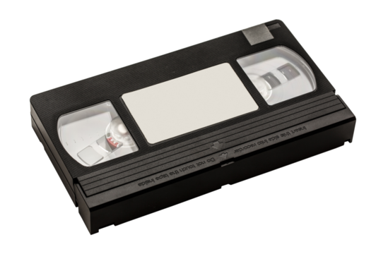 Black video cassette