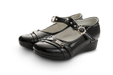 Girl's black classic shoes