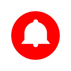 Notification sign on transparent background