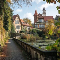 Bad Pyrmont in Lower Saxony, Germany