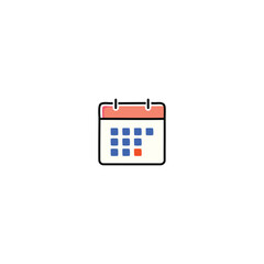  Modern Vector Calendar Icon for Scheduling
