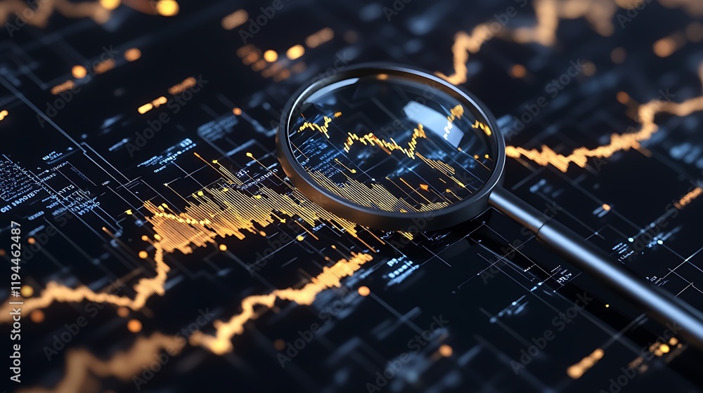 Aufkleber exploring data insights in a modern digital