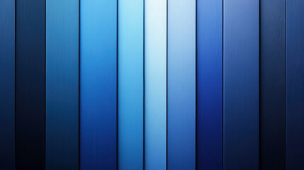 Abstract Vertical Stripes in Varying Shades of Blue Converging from Dark to Light for Use in Design and Background Projects