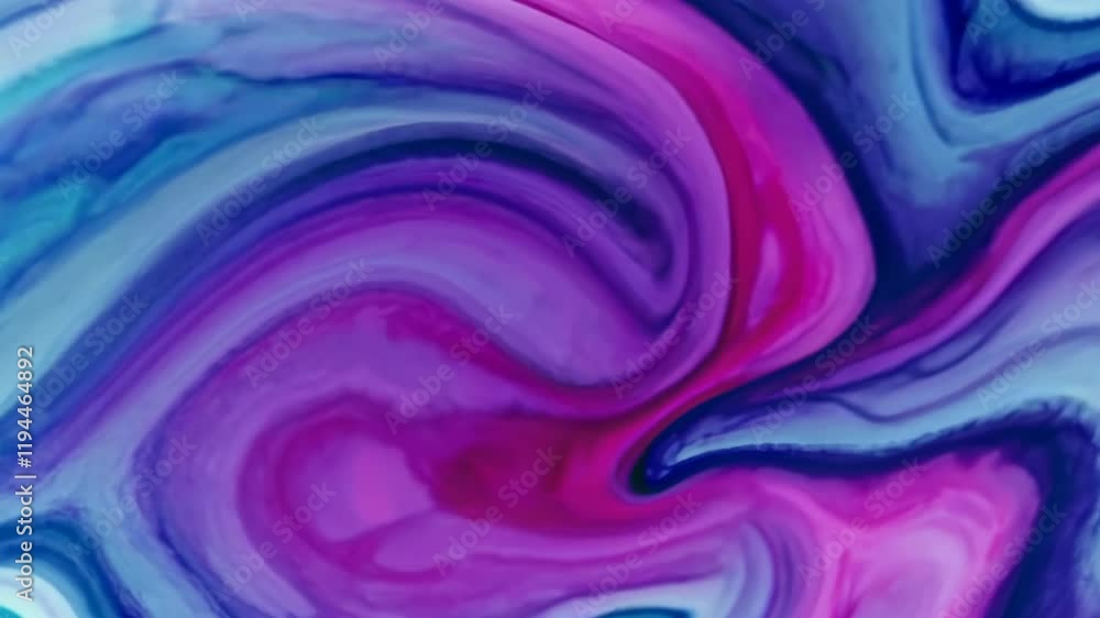Aufkleber Abstract swirling patterns with vibrant colors create a mesmerizing visual experience in a creative art piece
