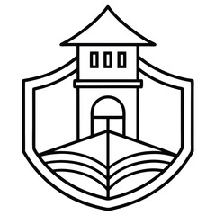 Educational Institute Logo Vector art for company branding. Ideal for business, school, and professional organizations with unique and modern designs.