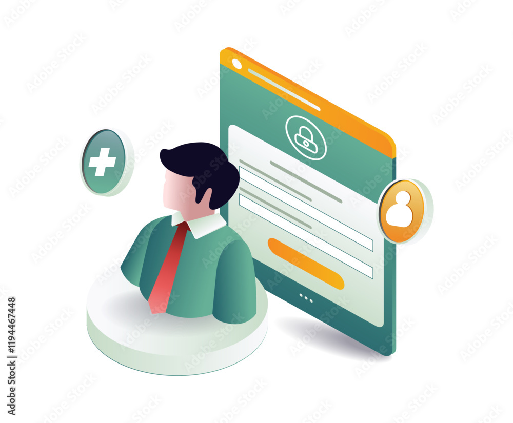 Poster personal data security password window