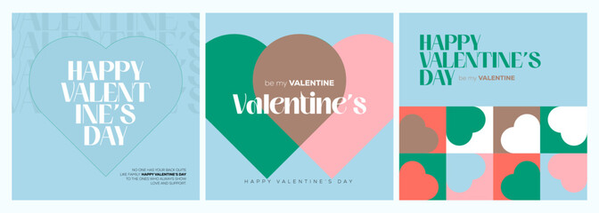 Elegant Valentine's Day social media posts template