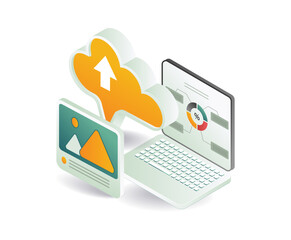 Cloud server digital data analyst