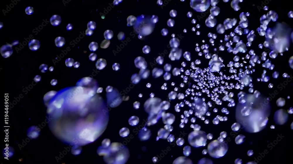 Poster captivating display of floating particles in dark space creates a mesmerizing visual experience
