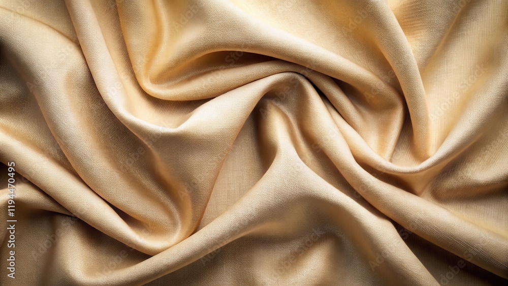 Poster softly draped gold fabric texture with gentle folds and a subtle sheen