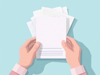 Travelers Presenting Required Documentation for Restricted Entry Flat with Copy Space